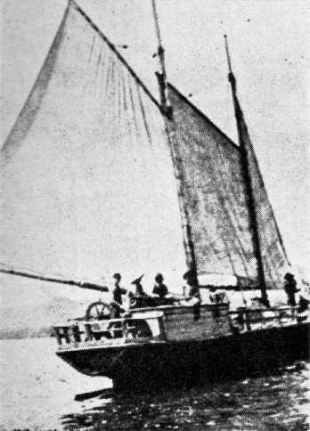 Lady of the Lake, a fifty foot schooner circa 1859.